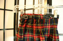 Black Stuart Tartan plaid kilt Made in Scotland! H