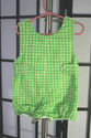 House of Hatten green plaid short all Hand Smocked