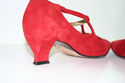 Via Spiga Italian Vintage Red Suede Pump Shoes 6.5