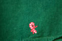 Rare Editions green Christmas dress w/ snowmen & c