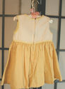  Coat & Dress Matching Set-yellow & white w/ embro