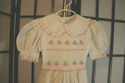 White Hand Smocked Dress & Hand Embroidered Basket