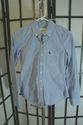 Abercrombie blue and white check shirt navy Moose 