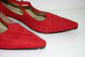 Via Spiga Italian Vintage Red Suede Pump Shoes 6.5