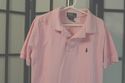  Ralph Lauren Polo pink polo shirt Navy blue pony 