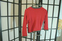 Hartstrings Red Cardigan Handbag Sweater! black & 