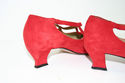 Via Spiga Italian Vintage Red Suede Pump Shoes 6.5