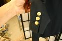 Brooks Brothers Classic Navy Blue Blazer brass but