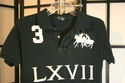 Rare! Ralph Lauren Polo Black & White large pony p