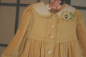  Coat & Dress Matching Set-yellow & white w/ embro