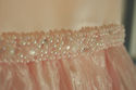 Cinderella pink satin-sparkle organza! Pink pearls