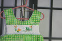 House of Hatten green plaid short all Hand Smocked