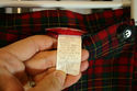 Tracy Evans red Tartan plaid skirt-- ladies size 5