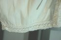 White Cotton pantalettes edged in crocheted lace w