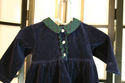 Ralph Lauren Scotish Navy Velour Dress Black Watch