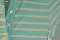 American Eagle Outfitters Aqua blue stripe slim fi