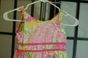 Lilly Pulitzer Lime Green & Pink  sundress GIRLS s