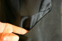 Due Per Due Charcoal Grey-Black 100% Silk-- Jacket