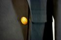 Navy Blue 2 button Blazer w/ brass buttons -Mint!!