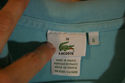 Lacoste Lt. turquois Crocodile polo shirt- size US