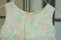 Hartstrings pink & mint green flowered romper-12 m