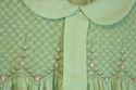 Orient Expressed Lt. green hand smocked dress w/ p