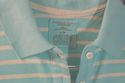 American Eagle Outfitters Aqua blue stripe slim fi