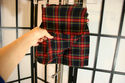 Black Stuart Tartan plaid kilt Made in Scotland! H