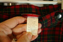 Tracy Evans red Tartan plaid skirt-- ladies size 5