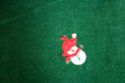 Rare Editions green Christmas dress w/ snowmen & c