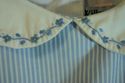 Willouby Lavender Blue & white pin stripe sleevele