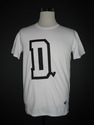 THE COLLEGE D T-SHIRT ---WHITE---