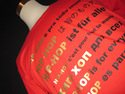 THE HIP-HOP T-SHIRT ---RED---