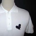 THE BADGE POLOSHIRT ---WHITE---