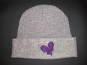 THE BADGE BEENIE ---GREY---