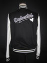 THE SCRIPT VARSITYJACKET ---BLACK/WHITE---