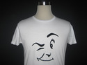 THE WINK T-SHIRT ---WHITE---