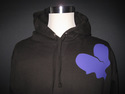 THE STICKMAN HEART LOGO HOOD