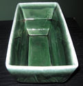 Large Vintage Hull Art Glass Pottery Green  Window