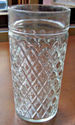 Indiana Glass Diamond Point Pattern Iced Tea Tumbl
