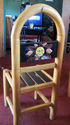 Hand Carved & Painted Pine Table & 6 Chairs-REDUCE