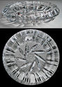 24% LEAD CRYSTAL ASHTRAY, Etched & Hand Cut Clear 