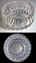 24% LEAD CRYSTAL Candy Bowl or Dish, Clear Vintage