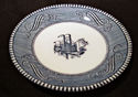 Currier & Ives Dishes by Royal, Blue & White, Coff