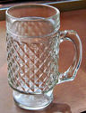 Indiana Glass Diamond Point Pattern Iced Tea Tumbl