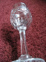 4 Vintage 24% Lead Crystal Cordial Glasses, Hand C