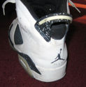 2009 Nike Air Jordan VI 6 Retro WHITE BLACK OREO D