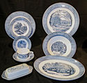 Currier & Ives Dishes, FULL VINTAGE DINNERWARE SET