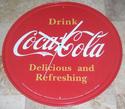 Coke Coca Cola 50s Retro 12" Metal Wall Clock Vint