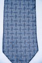 Giorgio Armani Tie~ Blue-Grey Geometric Design~ $1